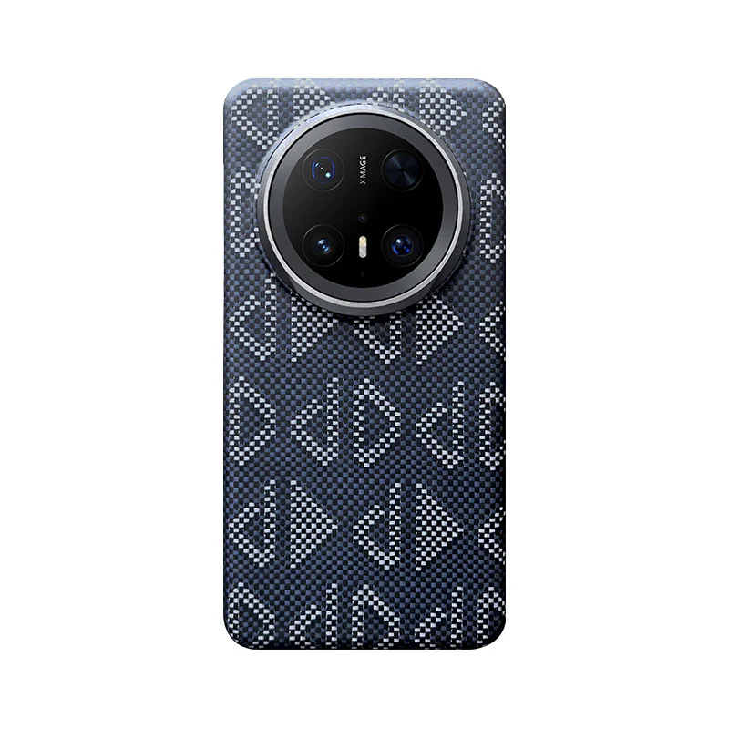 Armor King Geometric Impression Aramid Fiber MagSafe Non-Slip Slim Light Case Cover
