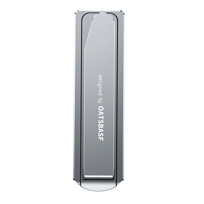 Oatsbasf Ultra-thin Portable Invisible Concealed Push-Pull Metal Phone Stand for Foldable Phones